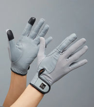 Load image into Gallery viewer, PEI Bordoni Leather Mesh Riding Gloves