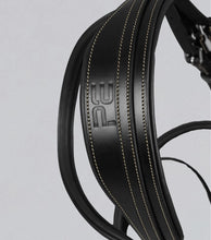 Load image into Gallery viewer, Cassano Snaffle Bridle Black