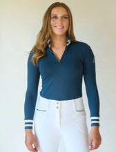 Load image into Gallery viewer, BTB NAVY LONGSLEEVE POLO