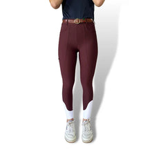 Load image into Gallery viewer, Equus Elite tights burgundy