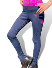 Load image into Gallery viewer, Equus Elite Kids X Training Tights (Pink)