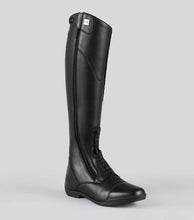 Load image into Gallery viewer, Cedo Womens Leather Long Riding Boots Black