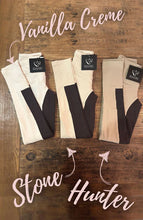 Load image into Gallery viewer, Bare Youth 2-Tone Competition Tights - Stone/Havana Brown