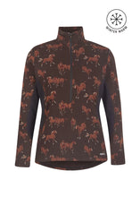 Load image into Gallery viewer, Horse Sense Fleece Half Zip - Print Kerrits