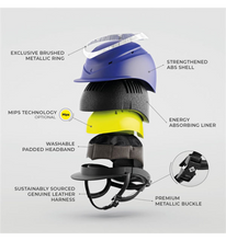 Load image into Gallery viewer, Charles Owen Halo Helmet - Luxe with Rose Gold with mips