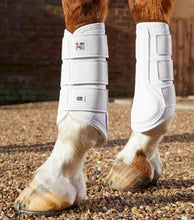 Load image into Gallery viewer, Premier Equine Carbon Air-Tech Single Locking Brushing Boots