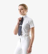 Load image into Gallery viewer, Luciana ladies Short Sleeve Tie Shirt