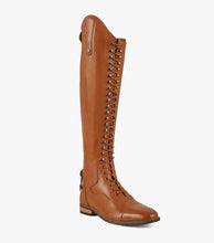 Load image into Gallery viewer, Maurizia Ladies Lace Front Tall Leather Riding Boots