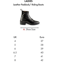 Load image into Gallery viewer, Aston Ladies Leather Paddock Boots