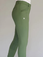 Load image into Gallery viewer, BTB 'MOLLY' COOLMAX BAMBOO BREECH IN NAVY, GREY & WHITE & GREEN