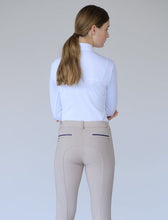 Load image into Gallery viewer, BTB 'PORTIA' BEIGE BREECH with dark navy, white or dark brown trim