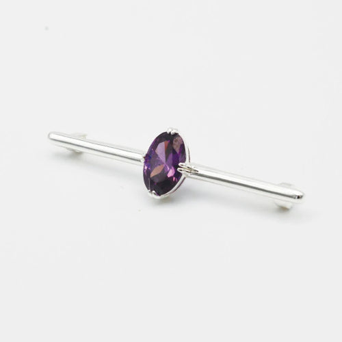 amethyst stock pin