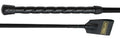 Leather Grip Riding Crop - Black