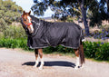 BOW HORSE  Atlas Turnout Rug with Detachable Neck  - BLACK
