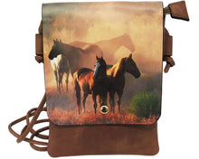 Load image into Gallery viewer, Shoulder Bag with Horse Print
