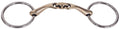Platinum German Silver Curved Mouth Training Bit with Lozenge