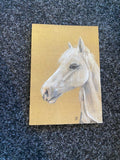 white horse card