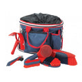 Roma Deluxe Grooming Kit 6 piece - Navy/Red