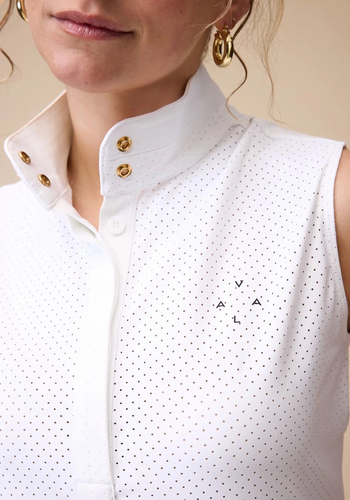 Vala Show Shirt Sleeveless - White