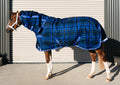 Bow rug  extra wide size - Navy Plaid 100gm only