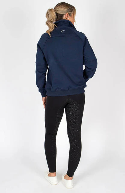 BARE Quarter Zip Teddy Pullover Sweater