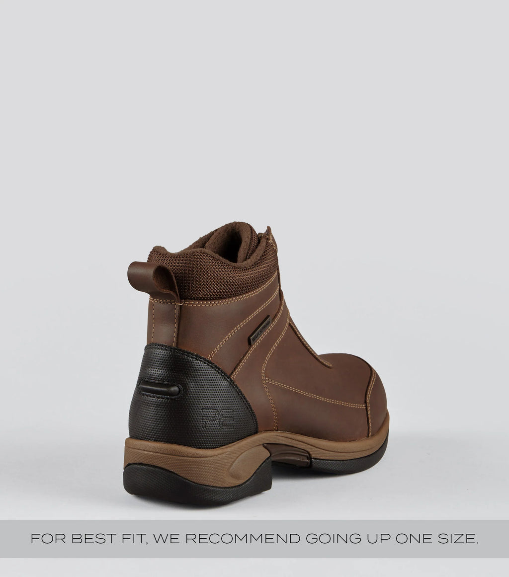 Borelli Waterproof Zipped Boot Brown