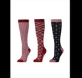Dublin 3 Pack Socks Adults Dusty Rose Trio