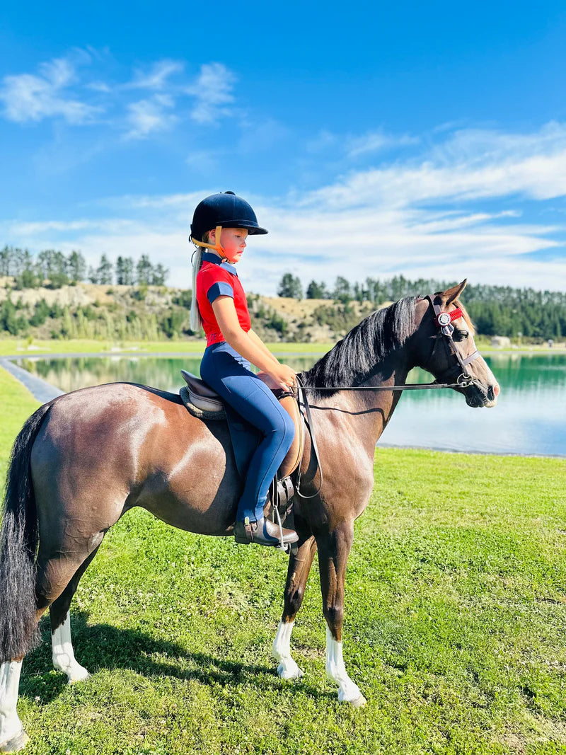 Equus Elite Kids Matching Polo (Red)