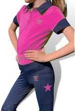 Load image into Gallery viewer, Equus Elite Kids X Training Tights (Pink)

