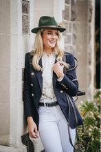 Load image into Gallery viewer, Jordan Elli  Marilyn - White High Waisted Equestrian Breeches
