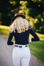 Load image into Gallery viewer, Jordan Elli  Marilyn - White High Waisted Equestrian Breeches
