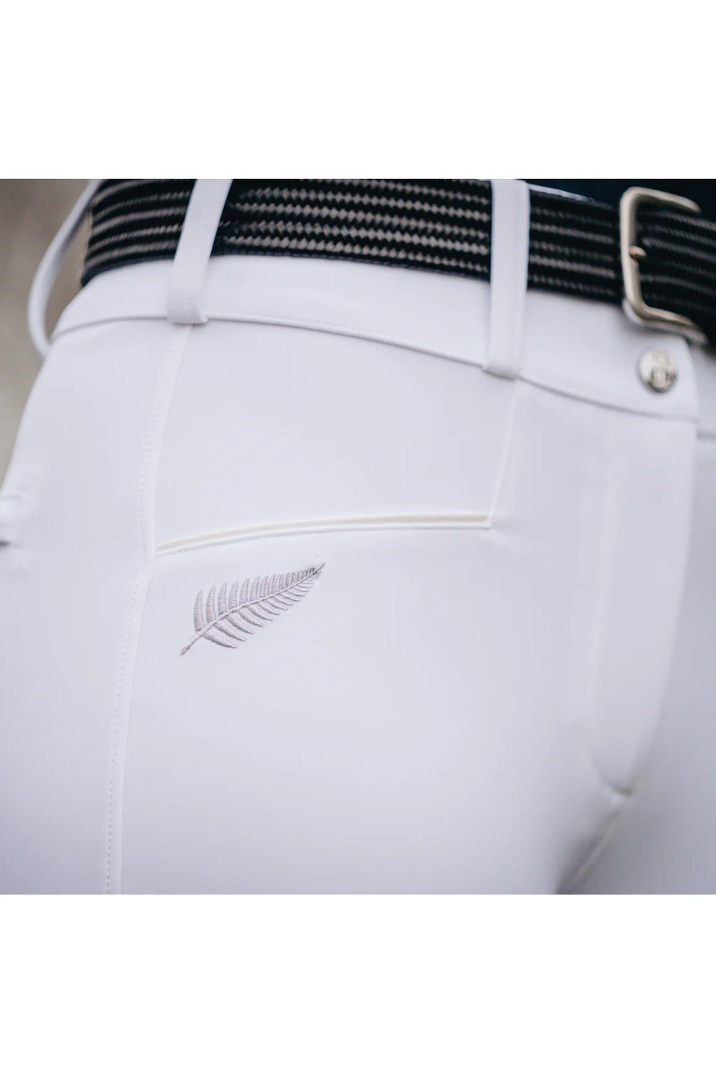 Jordan Elli®  Melissa - White Full Seat Dressage Breech