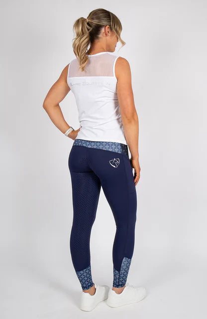BARE Performance Riding Tights - Navy Nomad