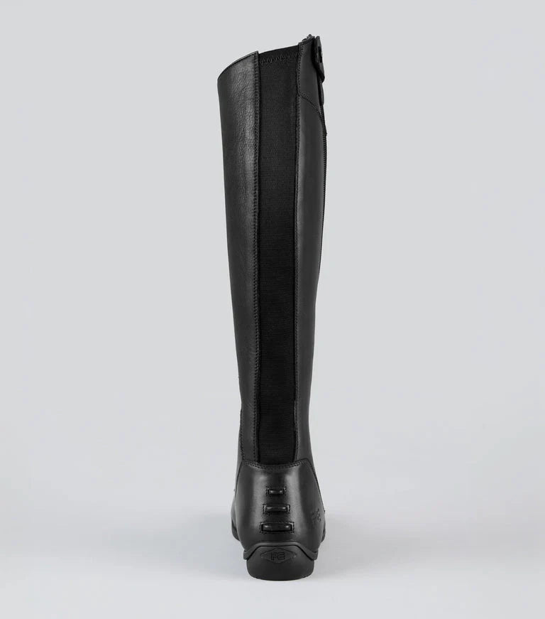 Cedo Womens Leather  Long Riding Boots Black