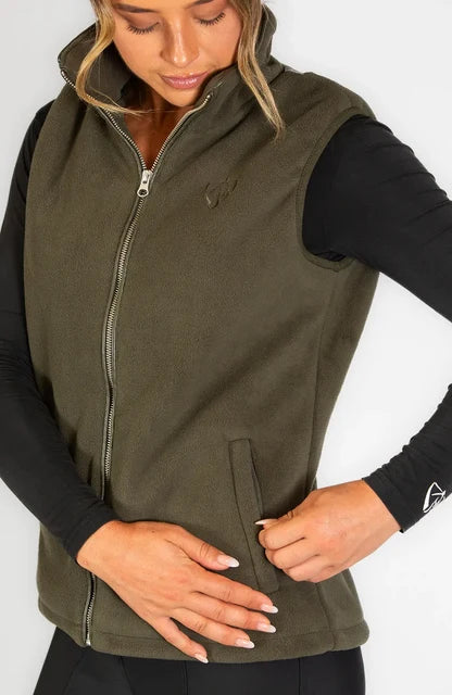 BARE Winter Series Manor Teddy Vest - Khaki