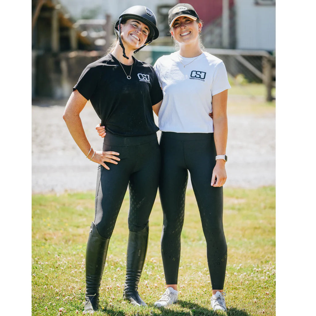 Jordan Elli  Tina - High Waisted Full Seat Equestrian Tight - Black