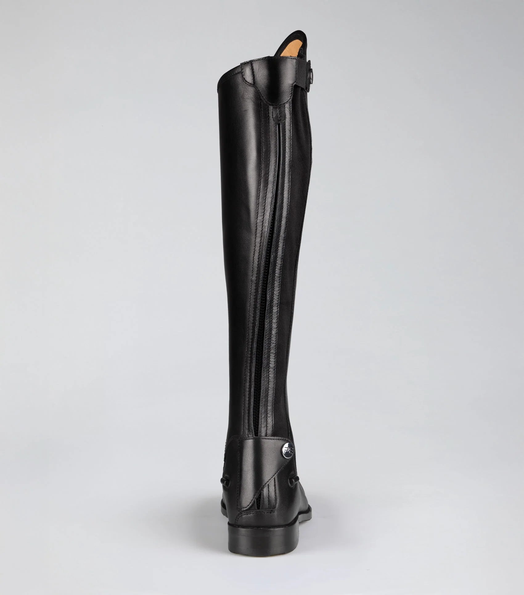 Vedetta Womens Tall Leather Riding Boots Black