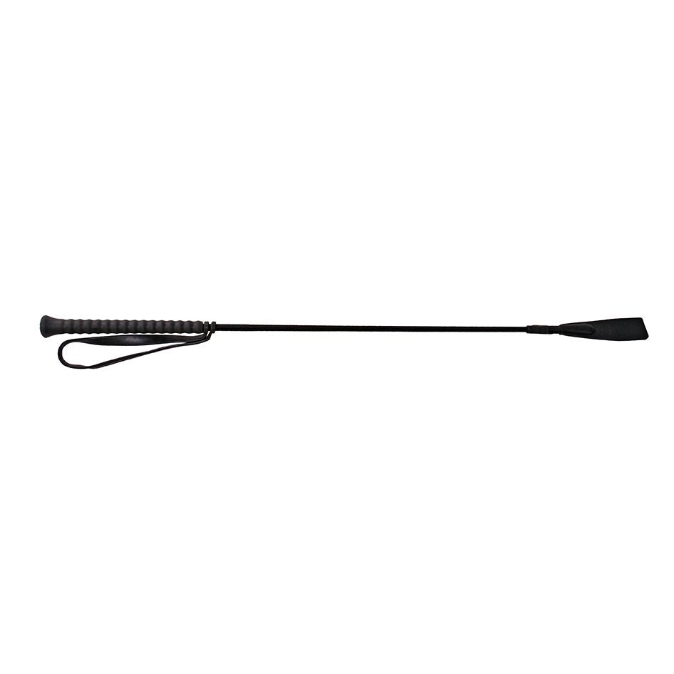 Fleck Riding Whip Rubber Grip Handle