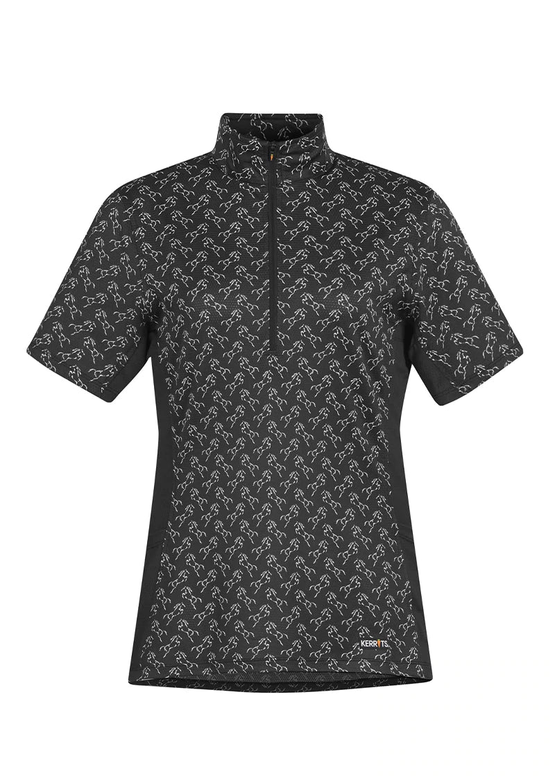 Aire Ice Fil® Black Etched long Sleeve Shirt - Print