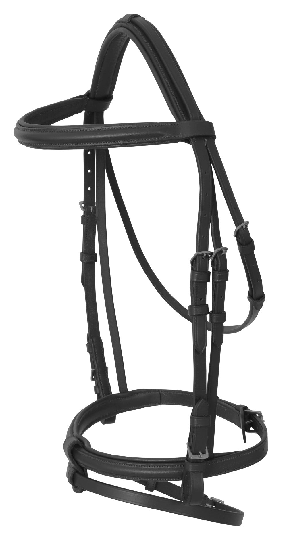 Platinium  Padded Raised Hanoverian Bridle