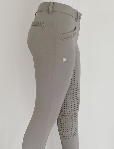 BTB 'MOLLY' COOLMAX BAMBOO BREECH IN NAVY, GREY & WHITE & GREEN