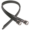 CAVALLINO STITCHED SPUR STRAPS - black 12mm