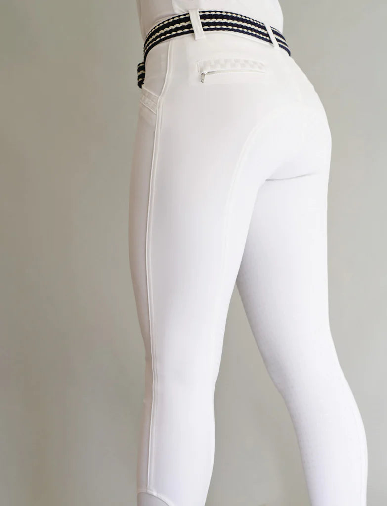 BTB 'MOLLY' COOLMAX BAMBOO BREECH IN NAVY, GREY & WHITE & GREEN