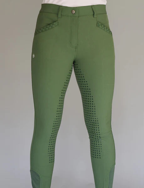 BTB 'MOLLY' COOLMAX BAMBOO BREECH IN NAVY, GREY & WHITE & GREEN